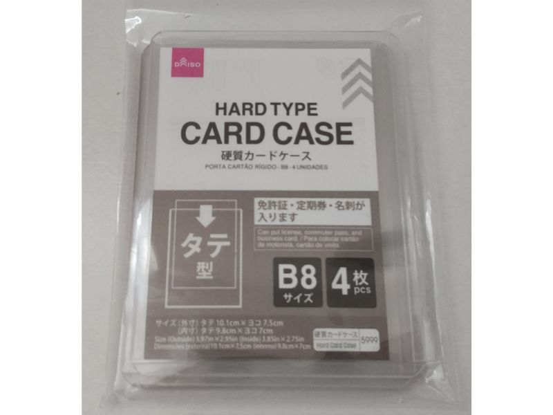 硬質ケース カード B8 縦型 40枚 - カードホルダー・名刺管理